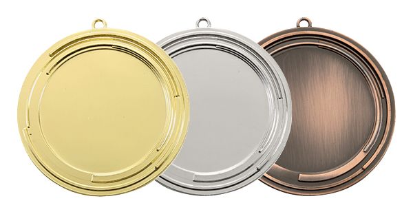 E 227 Medaille Zilver-Brons compleet OP=OP!!